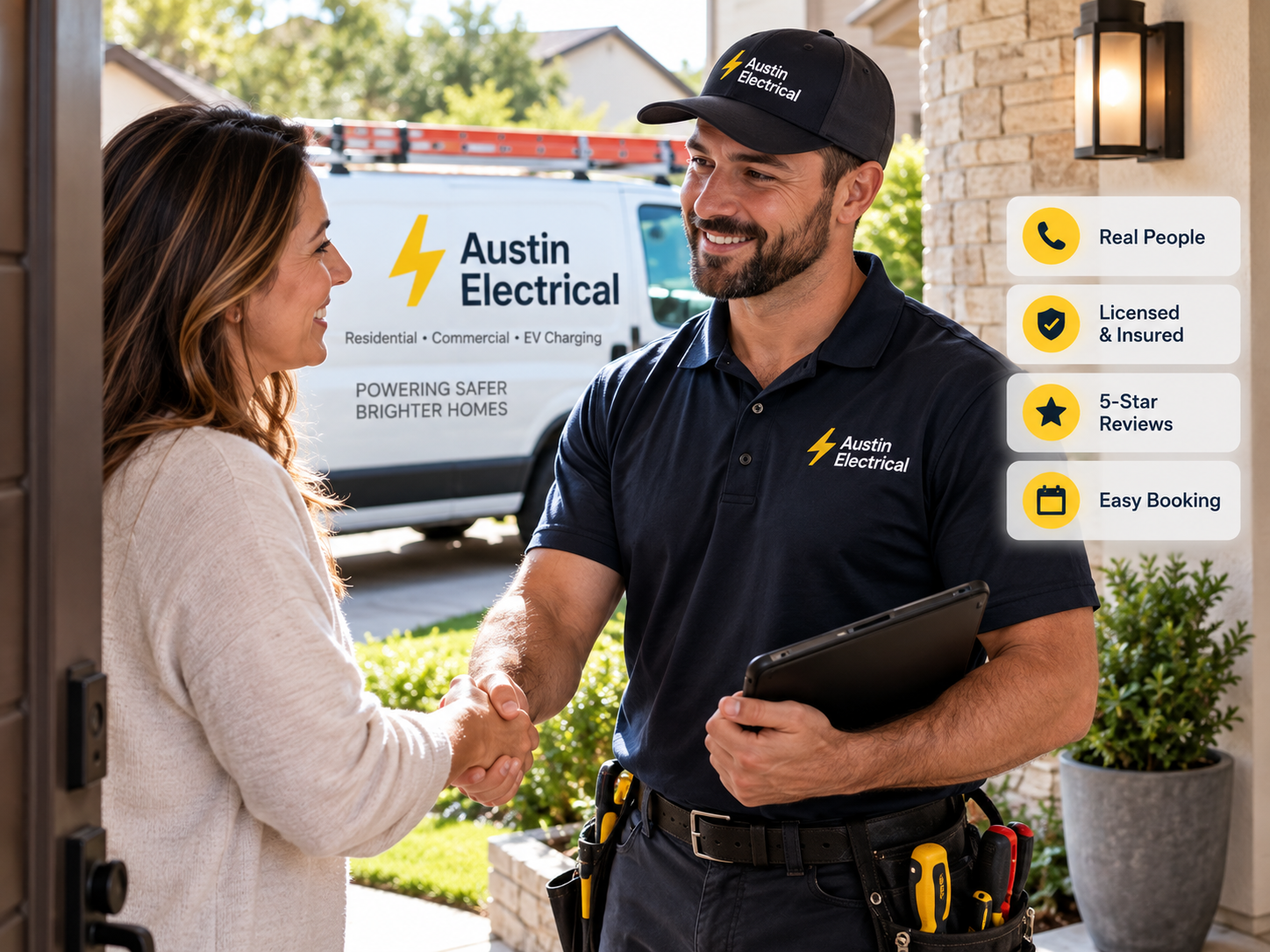 Electrical contractor client consultation and growth